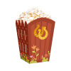 Party Krabička na popcorn Koníky 8,5 x 13,5 cm, 6 ks