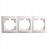 Trojitý rámik VCX biely
