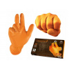 Ochranné nitrilové rukavice Grippaz 246 oranžové (bal. 50 ks) 240 mm 8,0 g veľ. M Grippaz