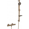 Hansa Sprchová baterie Prisma se sprchovým setem 150 mm broušený bronz 4813042181