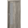PORTA Doors SET Rámové dvere Porta DECOR,fólia DUB SIBÍRSKY sklo Činčila + zárubňa PD-PD-P-DUBSIB_L