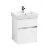 Villeroy & Boch Collaro Umývadlová skrinka, 46x55x37 cm, 2 zásuvky, Glossy White C00600DH