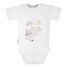Eevi Body s krátkym rukávom MELLOW biele - 86