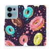 Flipové pouzdro Mobiwear - Xiaomi Redmi Note 13 Pro 4G / Poco M6 Pro 4G - VP19S Donutky (Knížkové flip pouzdro, obal, kryt na mobil Xiaomi Redmi Note 13 Pro 4G / Poco M6 Pro 4G - VP19S Donutky, materi
