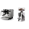 Rocket Espresso Bicocca, stainless silver + Eureka Mignon Specialita Compatto, CR chrome