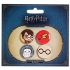 The Carat Shop Harry Potter Cutie Button Odznak 4-Pack Harry Potter & Hedwig
