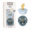 Bibs Colour anatomické cumlíky kaučuk 2ks Baby blue Petrol