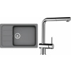 Set Schock S24-9 (dřez Formhaus D-100LS Croma + baterie Epos.120 Chrom)