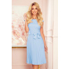 ŠATY LILA - SVETLOMODRÉ (ZN. NUMOCO záruka kvality. Originálne, trendy, sexi, štýlové, pohodlné.... oblečenie na každú príležitosť.)