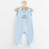 Dojčenské bavlnené dupačky New Baby Biscuits modrá - 80 (9-12m)