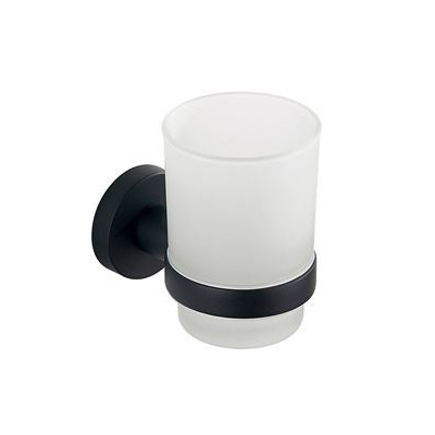 Aqualine SAMBA pohár mliečne sklo čierna SB204
