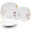 HOME ELEMENTS Porcelánová súprava tanierov Jarabina 18 ks