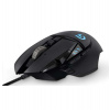 Logitech myš Gaming G502 High Performance / optická / 11 tlačítek / 16000dpi - černá (910-005470)