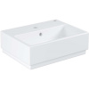 GROHE Cube Ceramic závesné umývadielko s otvorom, s prepadom, 455 x 350 mm, alpská biela, s povrchovou úpravou PureGuard, 3948300H