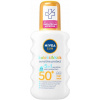 Nivea Sun Sensitive Protect & Care detský spray na opaľovanie SPF50+ 200 ml
