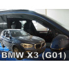 Deflektory BMW X3 G01 2017 -> (predné)