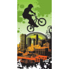 Fotoapeta na stenu Bicycle Green S-212 (Vliesová fototapeta 110x220 cm)