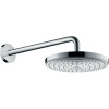 HANSGROHE Raindance Select S horná sprcha 2jet EcoSmart, priemer 243 mm, so sprchovým ramenom 390 mm, chróm, 26470000