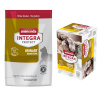 Animonda Integra mištičky 6 x 100g + 1,2kg granuly Integra za skvelú cenu - Adult Urinary struvitové kamene kuracie 6 x 100 g + Adult močové kamene suché krmivo 1,2 kg