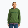 Pánska mikina Timberland s výšivkou Tonal Crew Neck black forest green