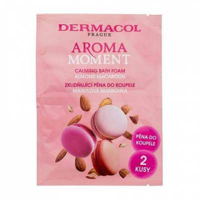 Dermacol Aroma Moment Almond Macaroon zklidňující pěna do koupele 2x15 ml unisex