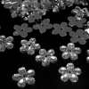 Plastový KVET našívací Ø 11 mm Crystal