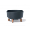 Prosperplast Květináč GRACIA LOW 38cm antracit