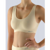 GINA dámské top podprsenkový se širokými ramínky, bez kostice, bezešvé, jednobarevné Bamboo PureLine 07011P - tělová XL/XXL, vel. XL/XXL, tělová