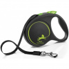 Flexi Black Design L pásek 5 m zelené 50 kg