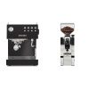 Ascaso Steel UNO, Black + Eureka Mignon XL, CR chrome