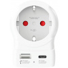 Skross 1.500283-E cestovní adaptér SKROSS - Länderstecker Europe to UK USB AC20PD weiß