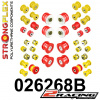 Komplet silentbloky podvozku VW Touareg II 10-18 026268B (Tvrdé polyuretanové uložení Komplet silentbloky podvozku pro Volkswagen model Touareg II 10-18)