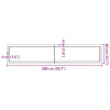 vidaXL Stolová doska tmavohnedá 200x40x(2-4) cm ošetrený dubový masív - Hnedá - 30935-172086