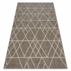 Eoshop KOBEREC SIZAL FLOORLUX 20508 taupe / šampaňské TROJÚHELNÍK (Velikost: 80x150 cm)