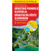 Chorvátske pobrežie, Slovinsko 1:300t (Croatia,Slovenia) automapa Marco Polo