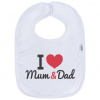 New Baby Podbradník - I love Mum&Dad