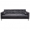 P & B ROZKLADACIA POHOVKA, textil, tmavosivá - Sedačky - 002330004002