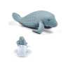 Čajové sitko silikónové Morská krava, Manatee, zo silikónu Šedá