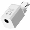 AppleKing mini audio redukcia - 3,5 mm jack na USB-C - biela - možnosť vrátiť tovar ZADARMO do 30tich dní