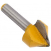 Stopková fréza do dreva, špic = 90°, priemer 25.4 mm, stopka 8 mm, XL-TOOLS
