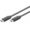 PremiumCord USB-C/male - USB-C/male, černý, 1m ku31cc1bk