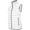 KARIBAN VINTAGE K6114 / Dámska zateplená vesta - white L