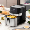 Fritéza s nízkou spotrebou oleja InnovaGoods Fryinn Pro 5500 čierna nerezová oceľ 1700 W