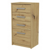 Oliwia hrudník zásuviek 4S Artisan Oak so 4 zásuvkami skrinkou (Oliwia hrudník zásuviek 4S Artisan Oak so 4 zásuvkami skrinkou)