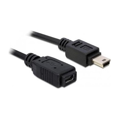 DeLock USB 2.0 kábel, predlžujúci mini-B 5-pin samec/samica 1 meter 82667