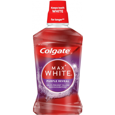 Colgate Max White Purple Reveal bieliaca ústna voda 500 ml