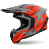 AIROH prilba TWIST 3 Dizzy 2025, matná fluo oranžová, veľkosť M