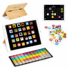 Drevený výukový tablet ECOTOYS, magnetická tabuľa