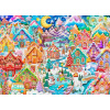 Alipson Puzzle - Puzzle Farebná noc v Cookietown - 1500 dielov