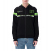 mikina na zip Fabio QUARTARARO - MONSTER ENERGY (černá,zelená, vel. L)